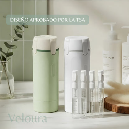 4 en 1 Dispensador de viaje